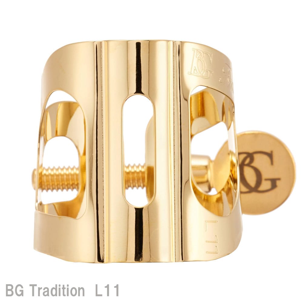 BG ビージー アルトサックス用 リガチャー L11 トラディション 24K