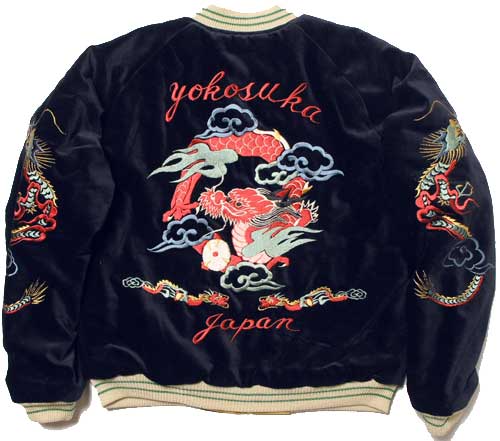 テーラー東洋「龍×USMC髑髏」別珍スカ/NO-339・tt11147-128