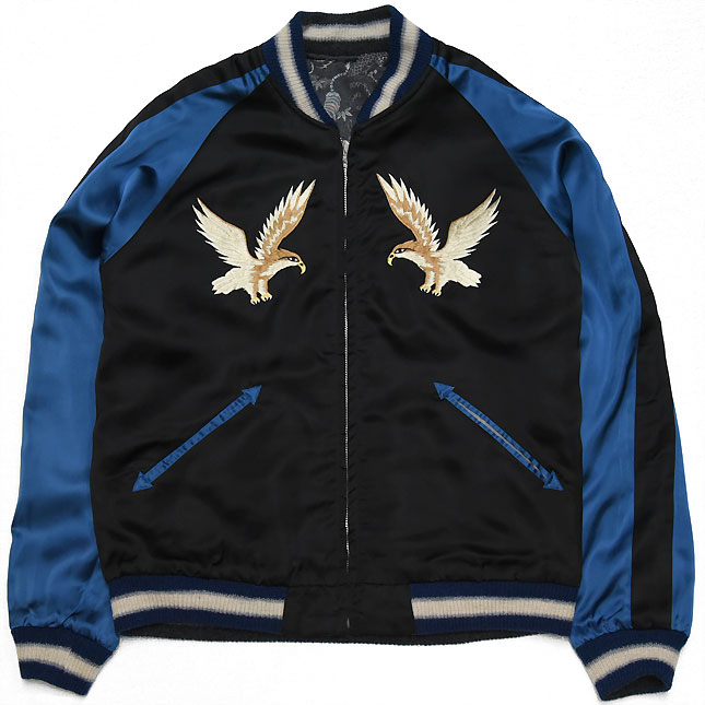 東洋スカジャン・港商SPECIAL EDITION「TIGER & DRAGON×EAGLE」NO-981