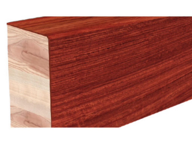 本花梨単板貼り玄関框|無垢フローリングドットコム