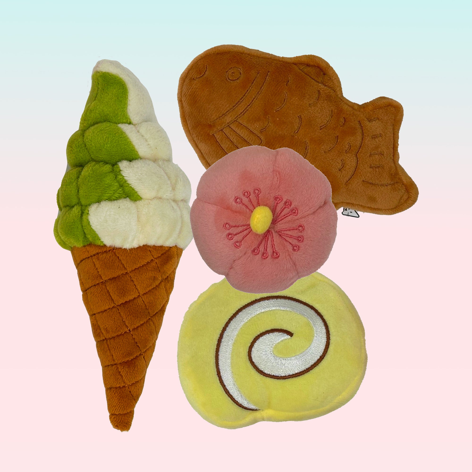 Wagashi Cat Toy Set – Organic Catnip, Japanese-Inspired Plush