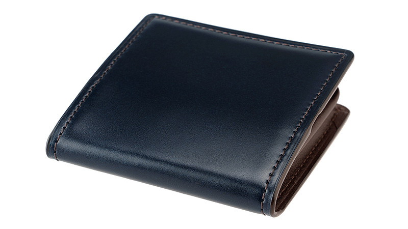 キプリス】小銭入れ(BOX型)□オイルシェルコードバン＆シラサギレザー