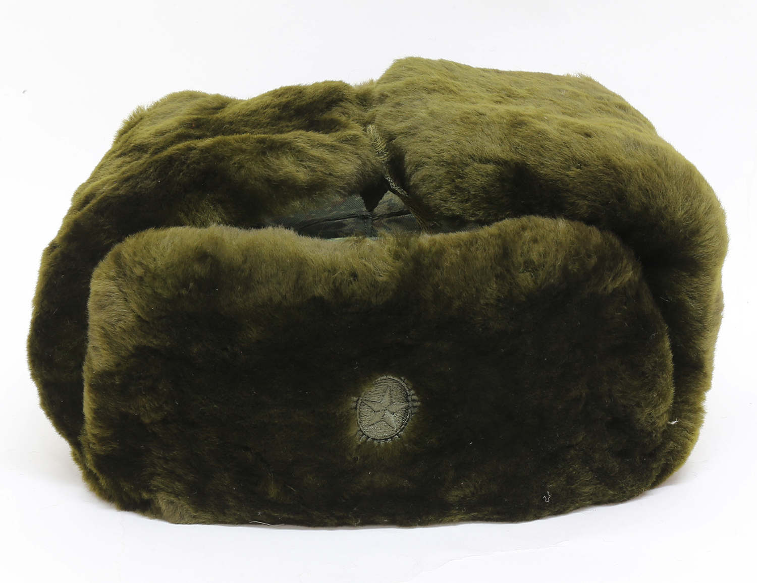 ロシア軍実物 ウシャンカ防寒帽 天然羊毛皮製 ミリタリーショップ 革
