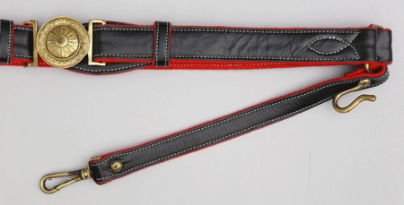 日本陸軍 佐官正刀帯 ミリタリーショップ 革ジャン 中田商店