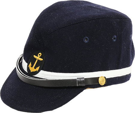 日本海軍 下士官用 一種戦闘帽 ミリタリーショップ 革ジャン 中田商店