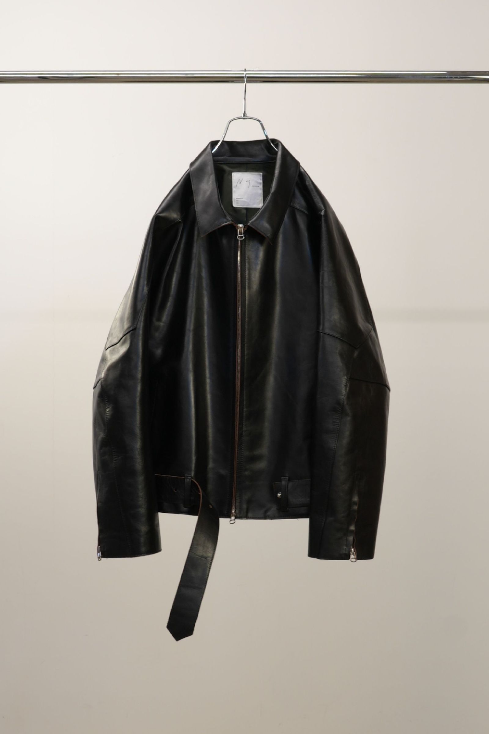 ANCELLM - H.L ZIP UP JACKET | BLACK | レザージャケット | NapsNote