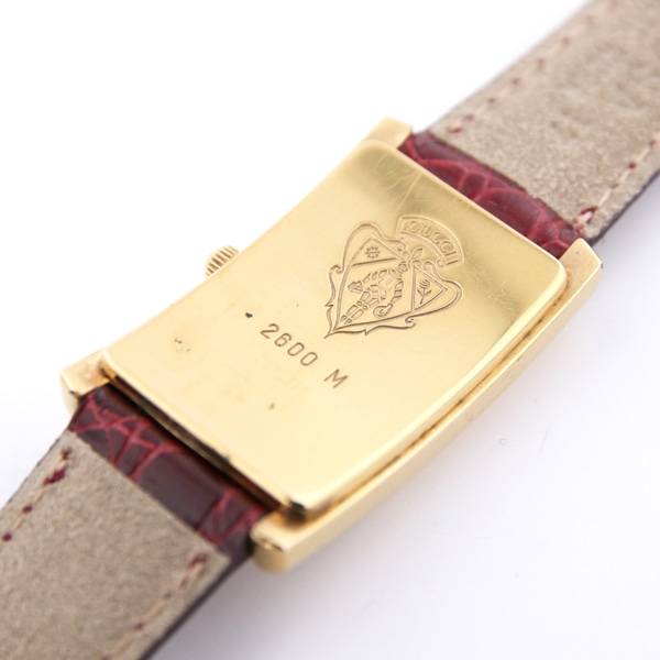 GUCCI ヴィンテージ グッチ 2600M クォーツ GP 中古 メンズ 1990年代