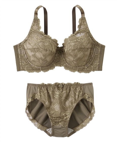 グリーン・カーキー ブラショーツセット 通販【ニッセン公式】