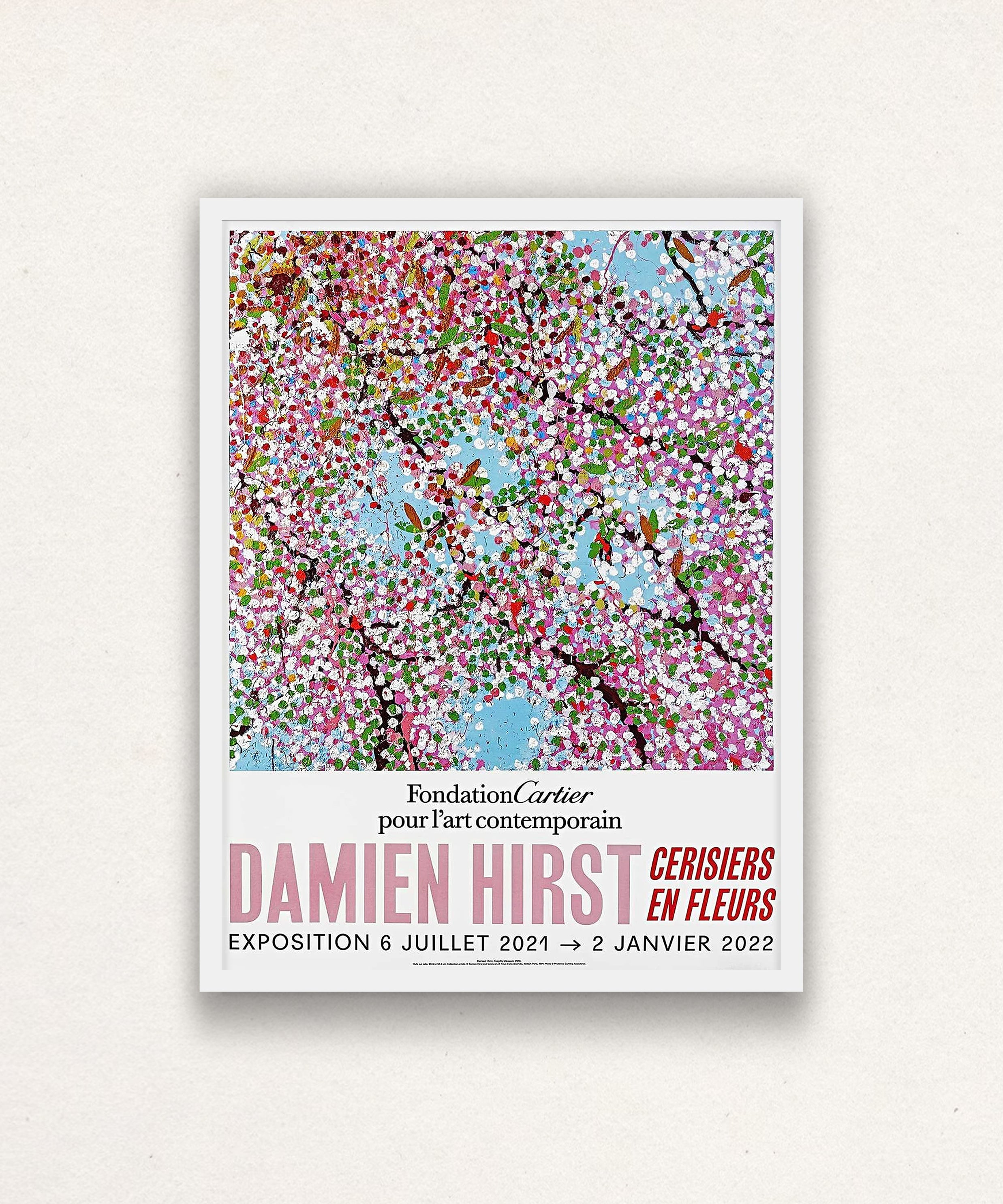 Damien Hirst, Cherry Blossoms Poster 6, 2021 – Smolensky Gallery
