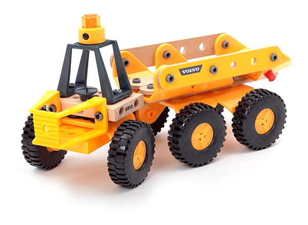 BRIO ビルダー Volvo運搬車｜パーツを組み立ててあそぶおもちゃ ブリオ