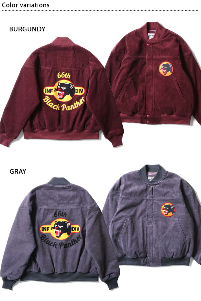 コーデュロイダービージャケット HOUSTON 51568 ヒューストン ブラック