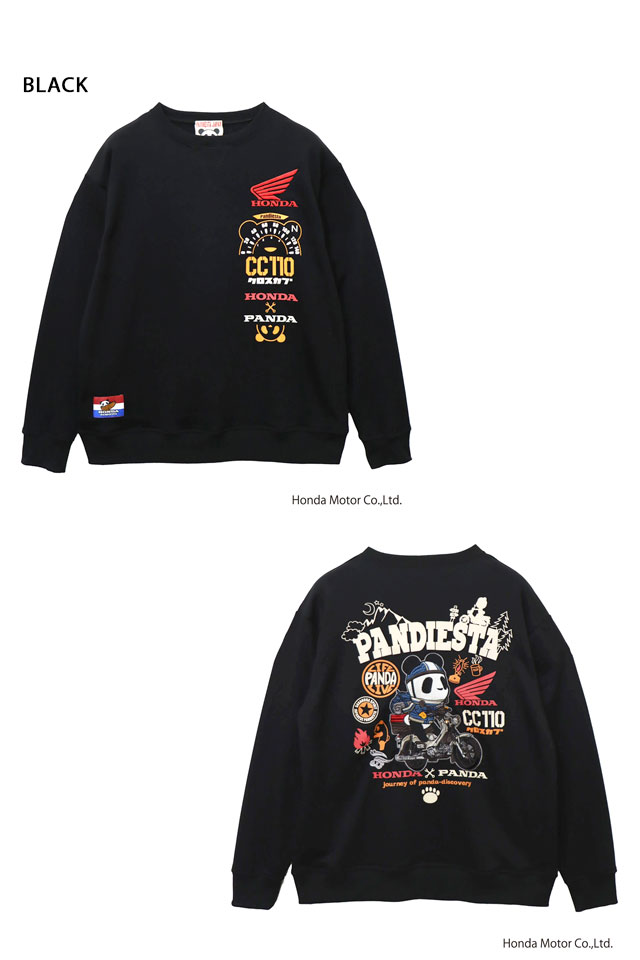 HONDA×PANDIESTA CROSS CUB110 スウェット PANDIESTA JAPAN 564503