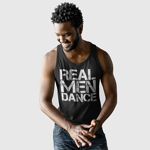 Keep Calm and Salsa On 2 - Men's Salsa Dancing T-Shirt - Salsa Vida