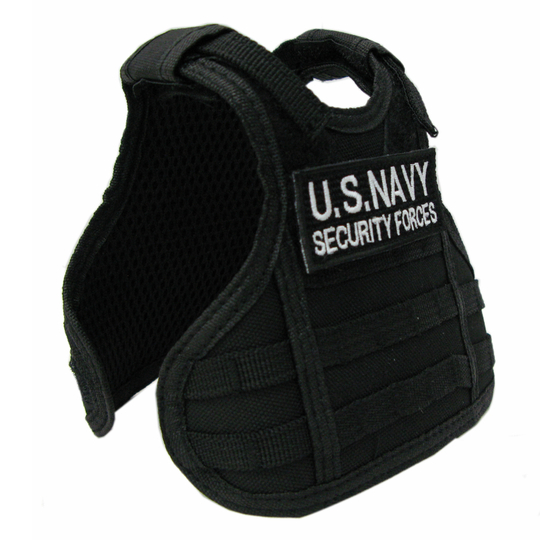 アメリカ海軍警備隊 ミニボディアーマー 選べるミニネームタグ付