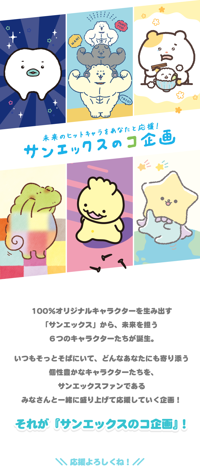 サンエックスのコ企画