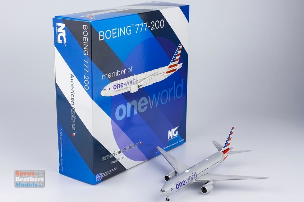 NGM72017 1:400 NG Model American Airlines B777-200 Reg #N791AN