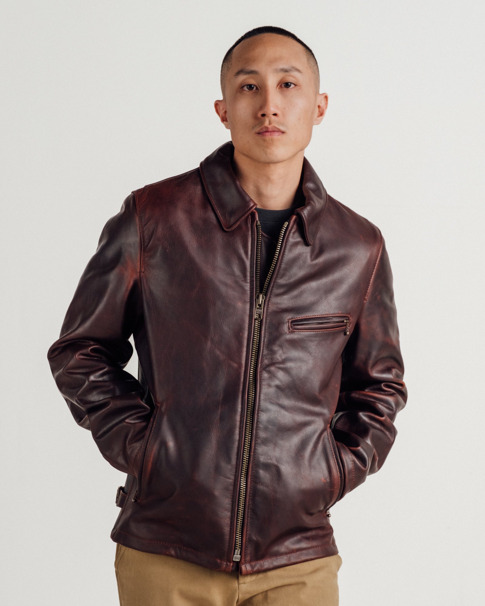 557 | Waxy Pullup Cowhide Delivery Jacket – Schott N.Y.C.