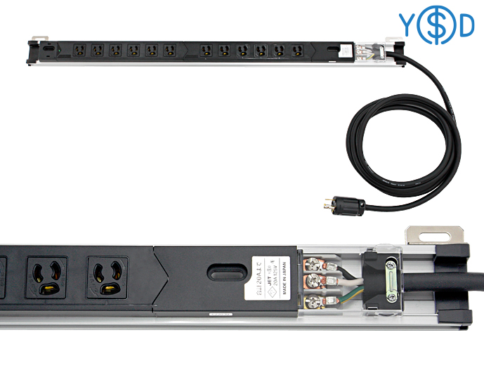 コンセントバー取付金具付（100V 15～30A） DZ シリーズ DZ-1001524C