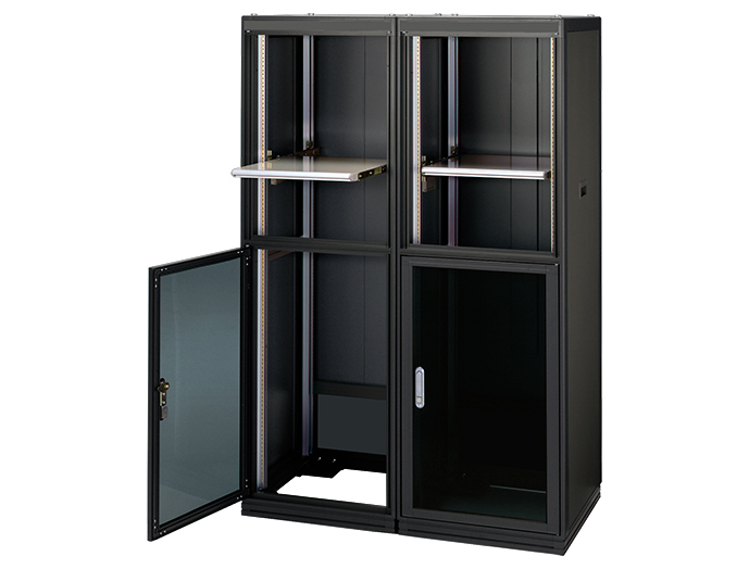 キャビネットラック FDC シリーズ FDC-1501-850W｜19インチラック