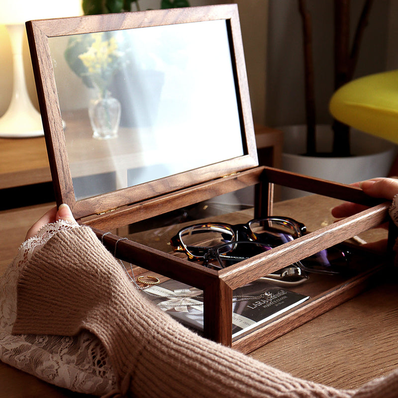 ジュエリーボックス 木製 ネックレススタンド アクセサリー ボックス