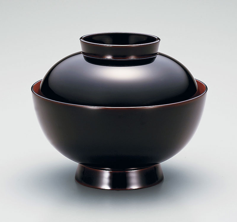 お椀雑煮椀-越前塗 溜内朱 雑煮椀［1客］【お正月・祝い膳】 | 越前