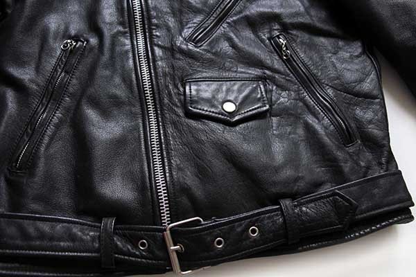 80s Berman's キルティングライナー ダブルライダース レザー
