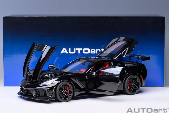 AUTOart Chevy Corvette ZR1 Gloss Black 1:18 – STM Diecast