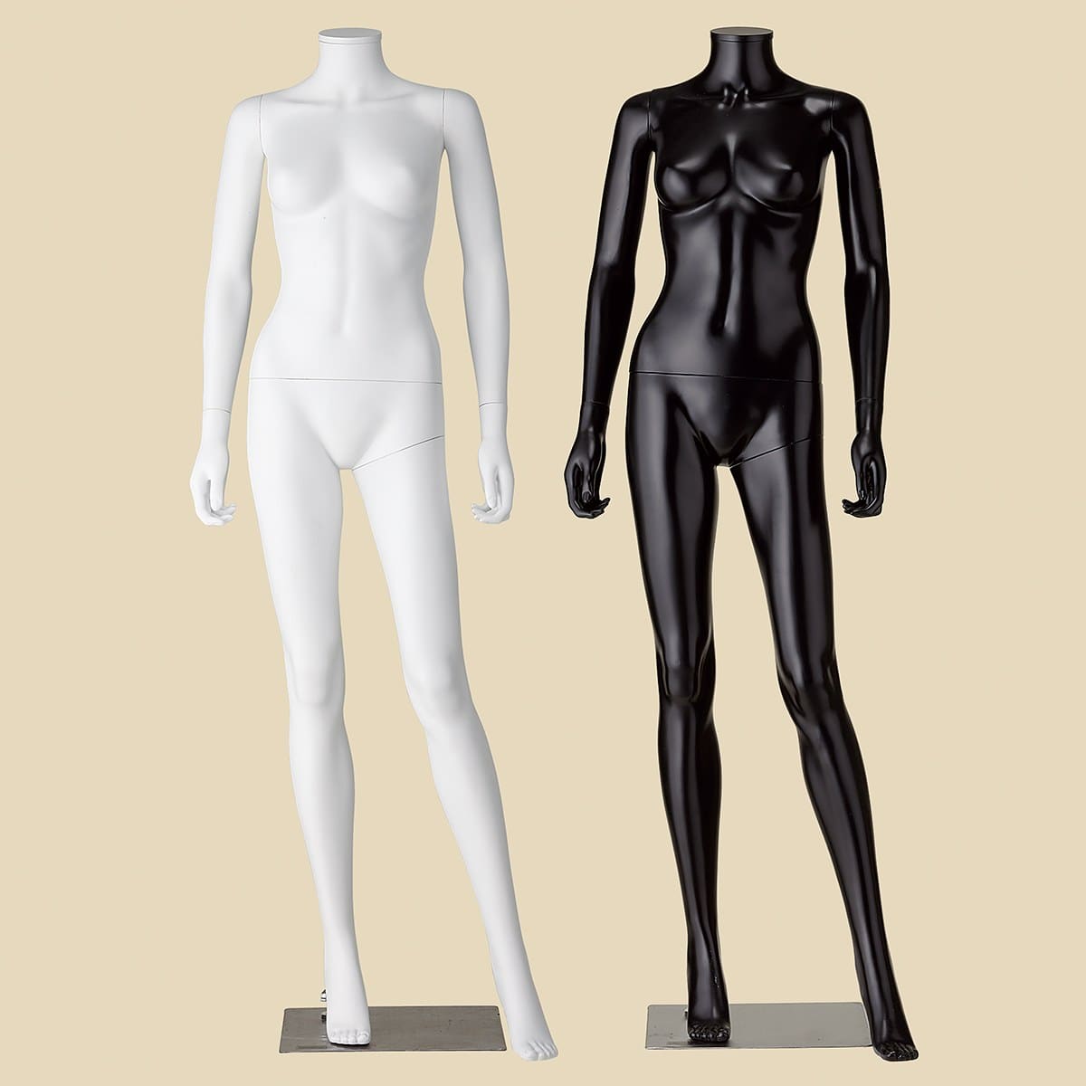 PP製 婦人リアルマネキン〔ストエキオリジナル〕 ホワイト