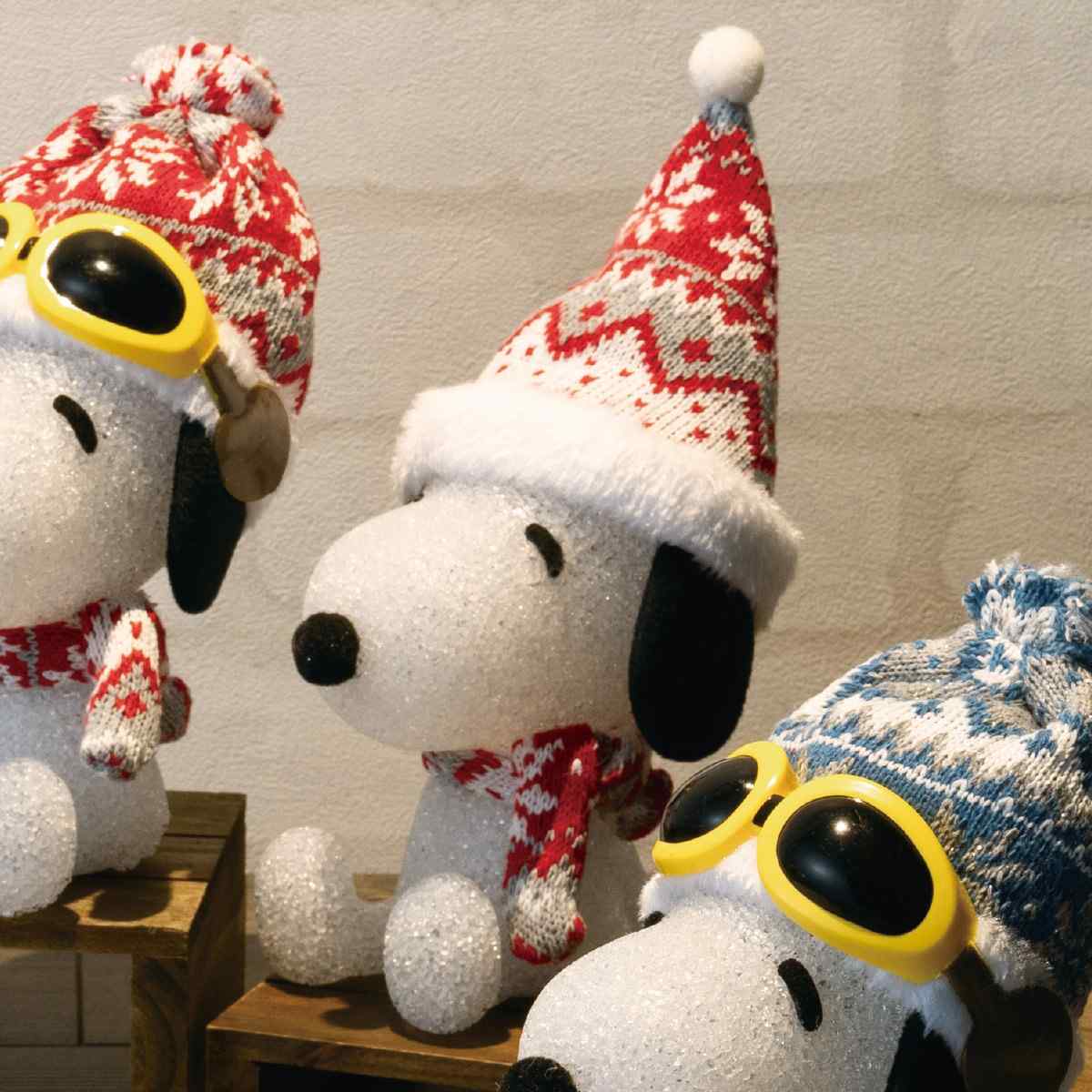 クリスマスライト スヌーピー ファーレッド