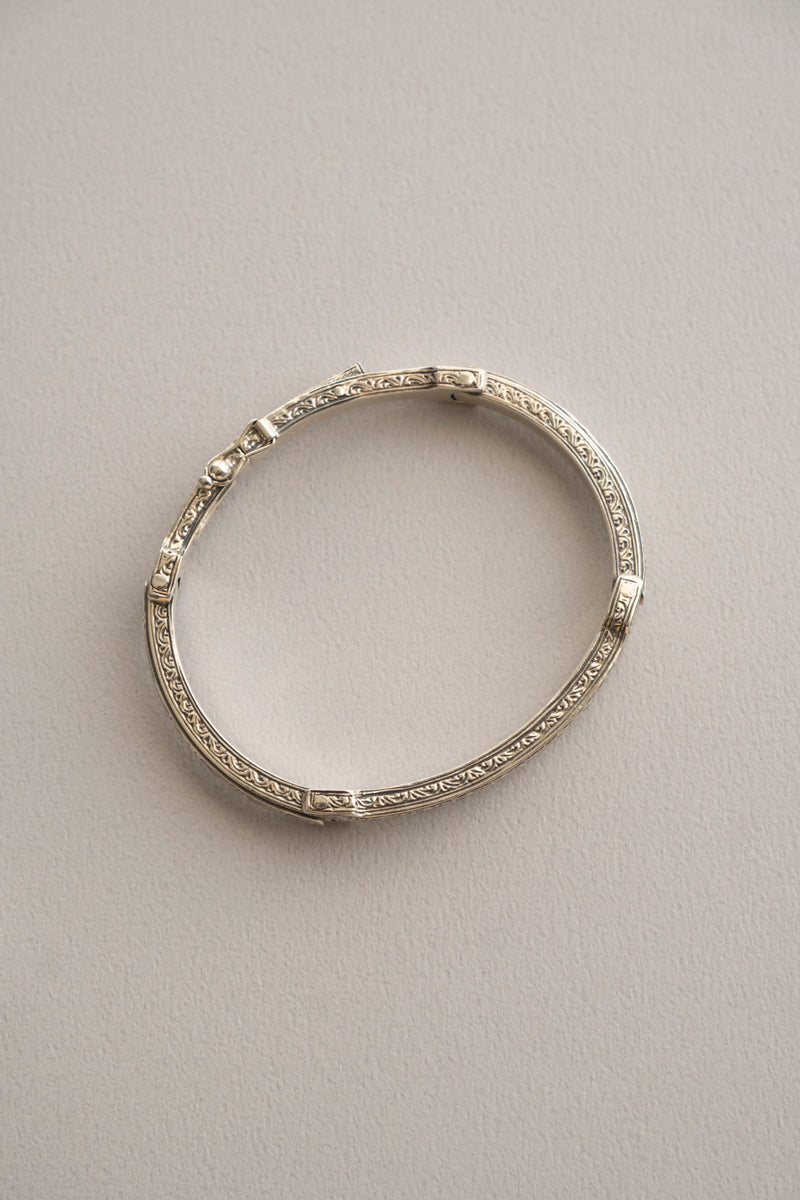 Gerochristo Classic Bracelet in Sterling Silver ジェロクリスト
