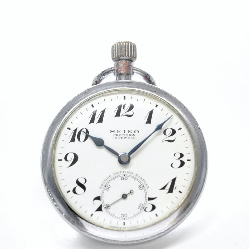 昭和42年の19セイコー鉄道時計/15石/秒針止め機能/絶版時計