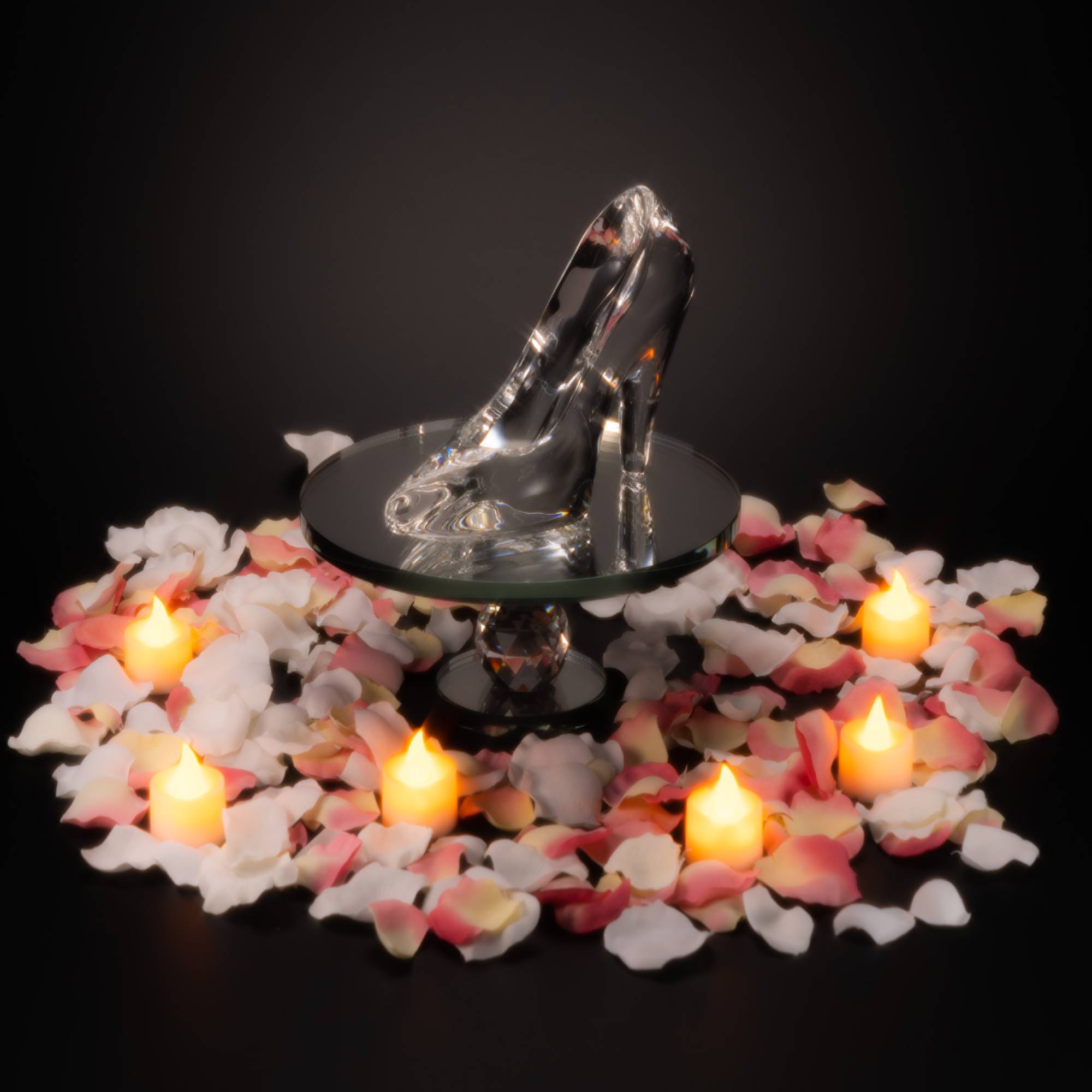 名入れ彫刻 シンデレラの靴 クリスタルガラス – パティスリーフラワー