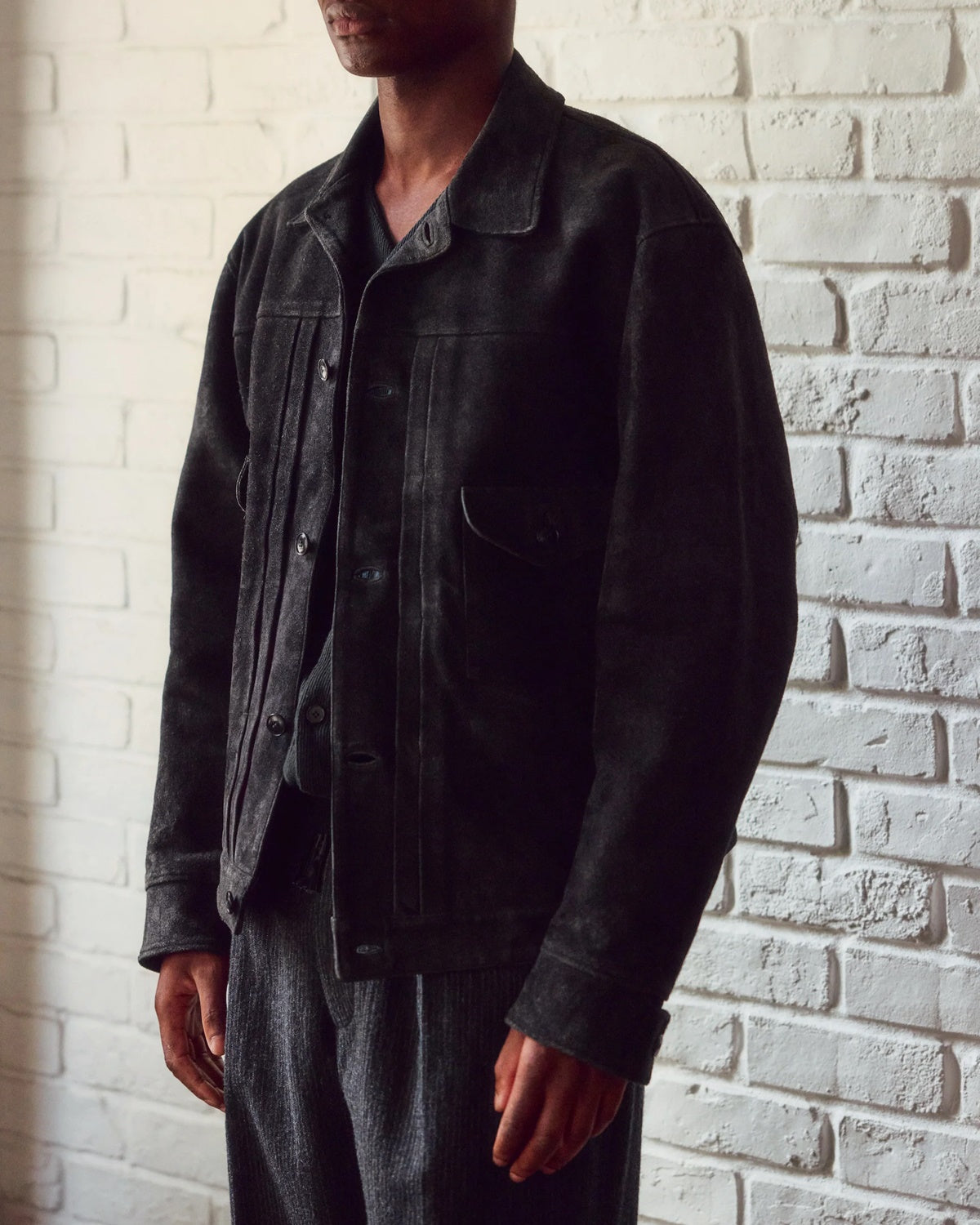 ○OLD JOE - PATINA HORSE-HIDE JEAN JACKET(ROUGH OUT) - PATINA
