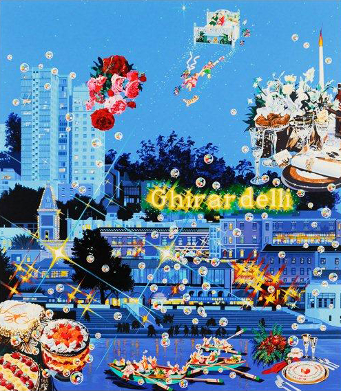 ヒロ・ヤマガタ「二人の星」シルクスクリーン版画！特別価格 滋賀県