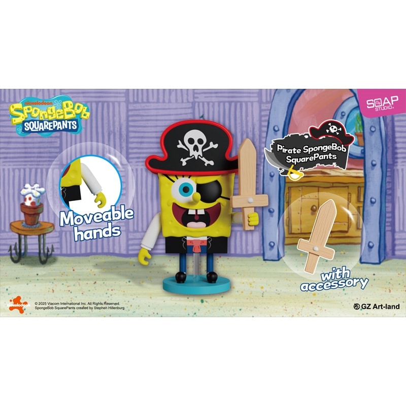 SpongeBob SquarePants スポンジ・ボブ SOAP STUDIO ソープ パイレーツ