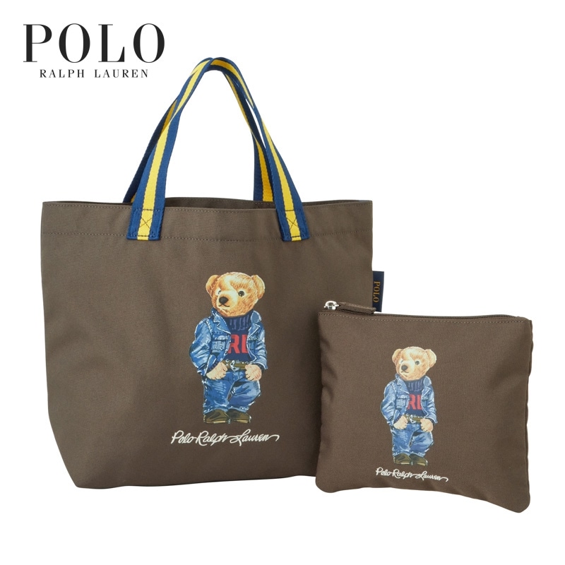 POLO RALPH LAUREN ポロ ラルフ ローレン バッグ Poloベア ブラウン