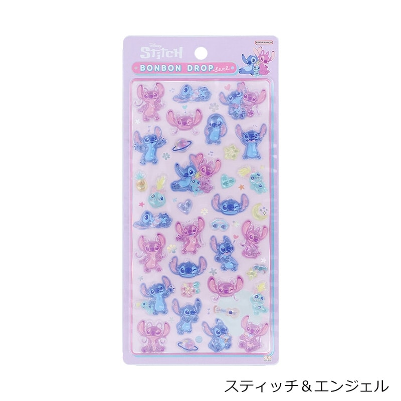 Disney(ディズニー) ボンボンドロップシール(スティッチ＆エンジェル