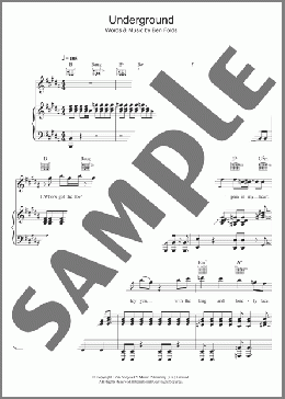 楽譜一覧】Underground Ben Folds Five - ヤマハ「ぷりんと楽譜」