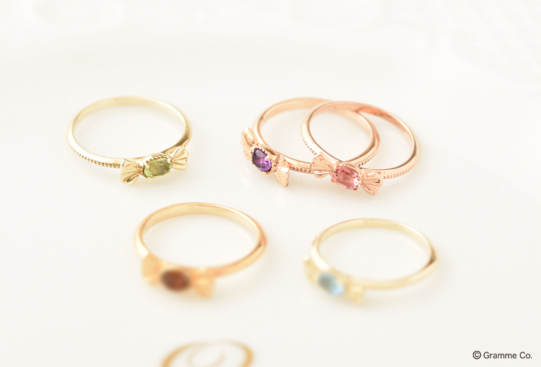 夏の日差しに映える、”Q-pot. Lounge”のカラーストーンジュエリー