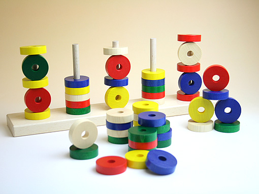 木のおもちゃ カルテット / プラステン｜ニック社 正規品 木のおもちゃ