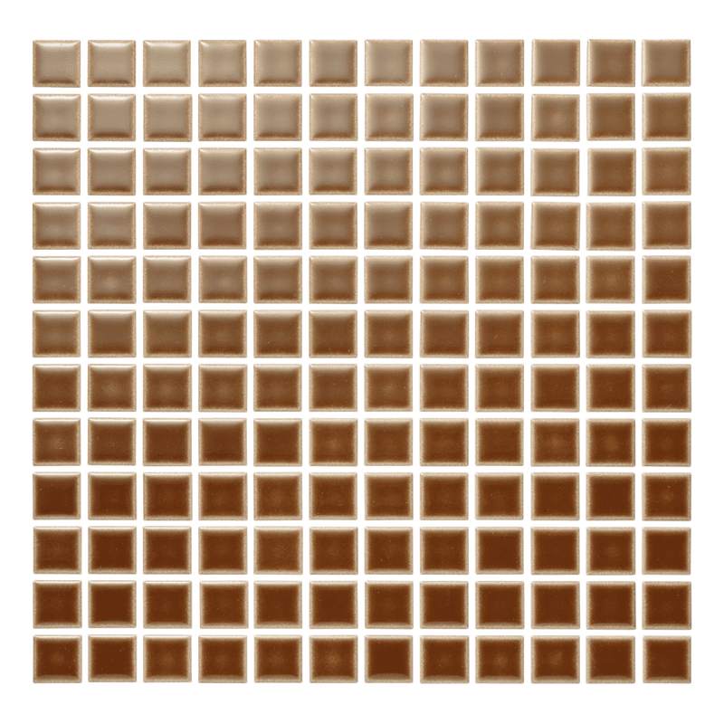 水彩タイル 25角 シエナ（シート） | WL-TL009-02B-G141 | モザイク