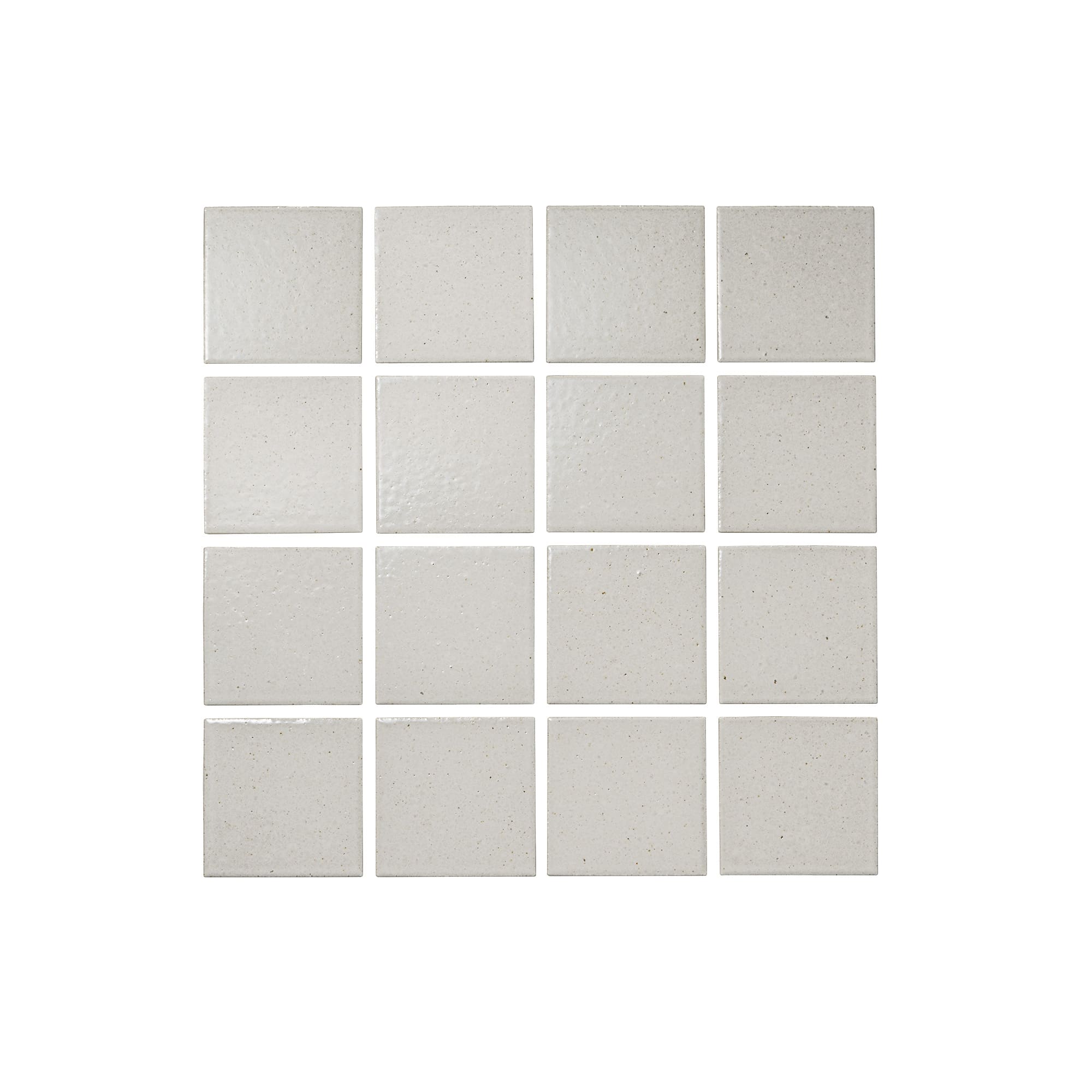 古窯70角タイル パールホワイト（シート） | WL-TL012-01P-G141