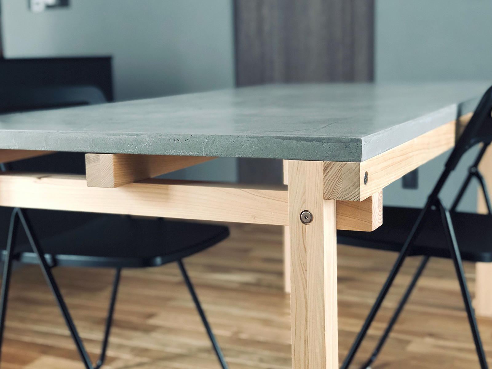 ヒノキ卓 脚のみ サイズオーダー | SF-FN002-10-G302 | テーブル