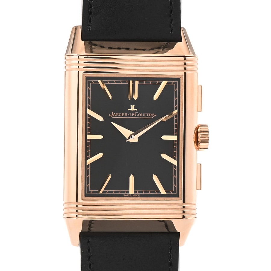 レベルソ トリビュート クロノグラフ | Q389257J | ピンクゴールド