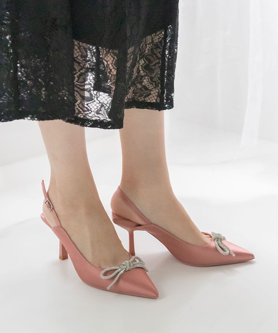 SALE】ビジューリボンパンプスRANDA公式サイト