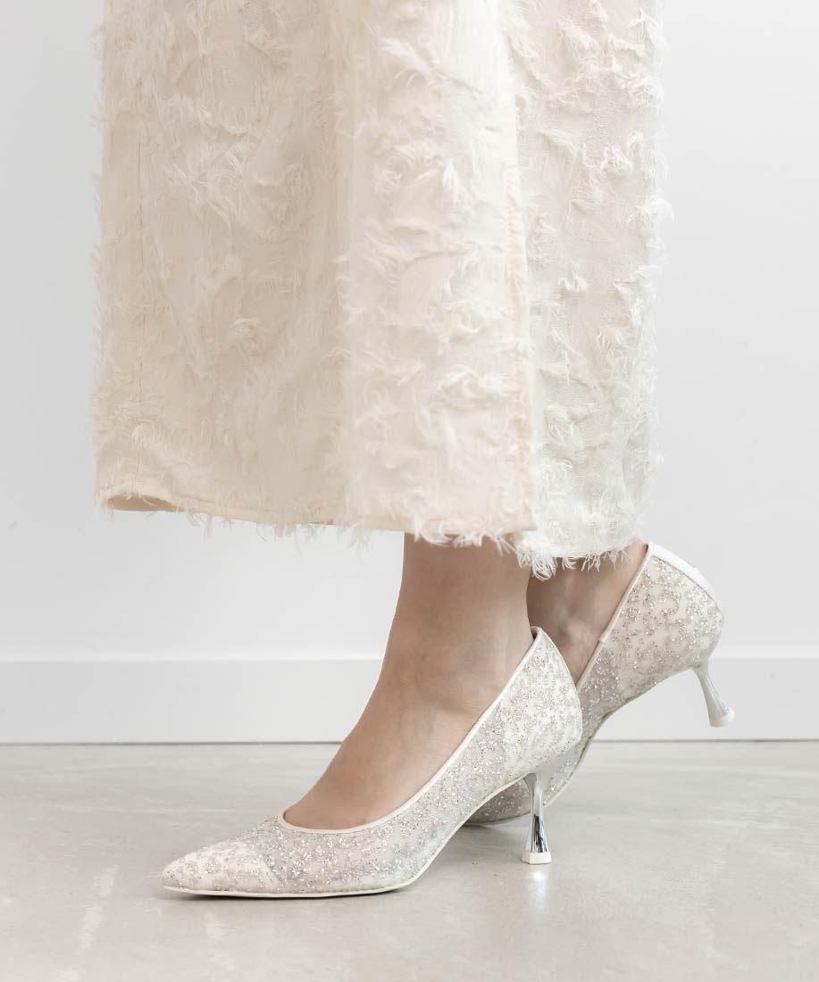 グリッターチュールパンプスRANDA公式サイト