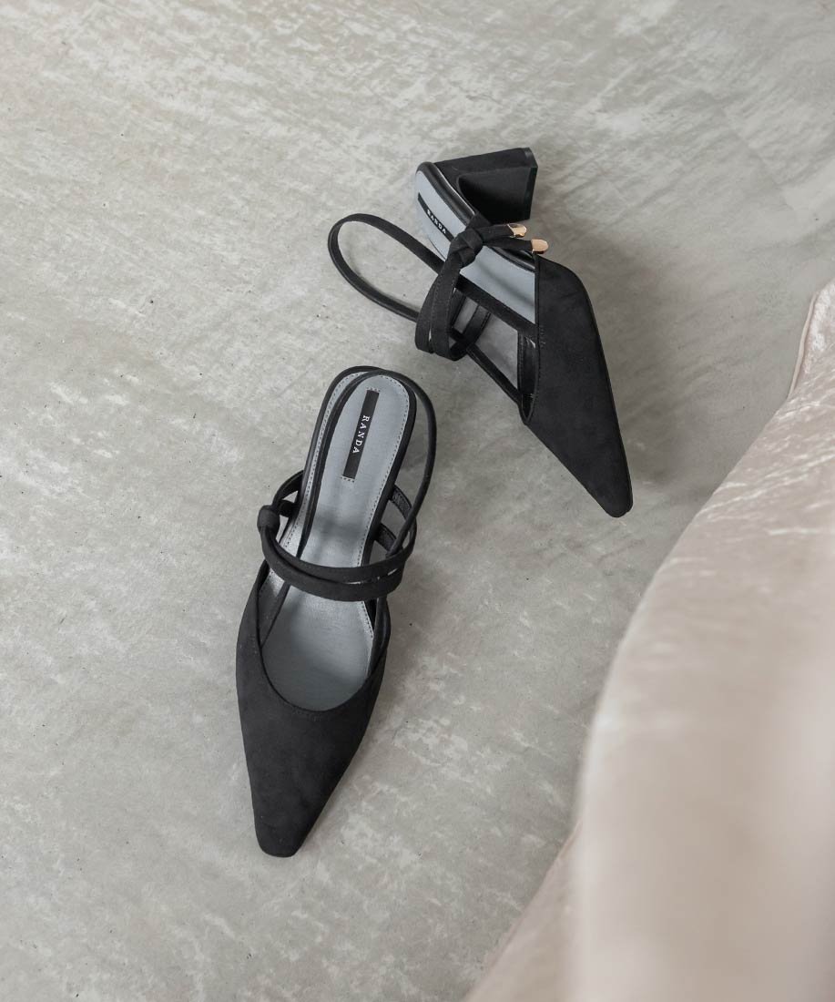 リボンモチーフストラップパンプスRANDA公式サイト