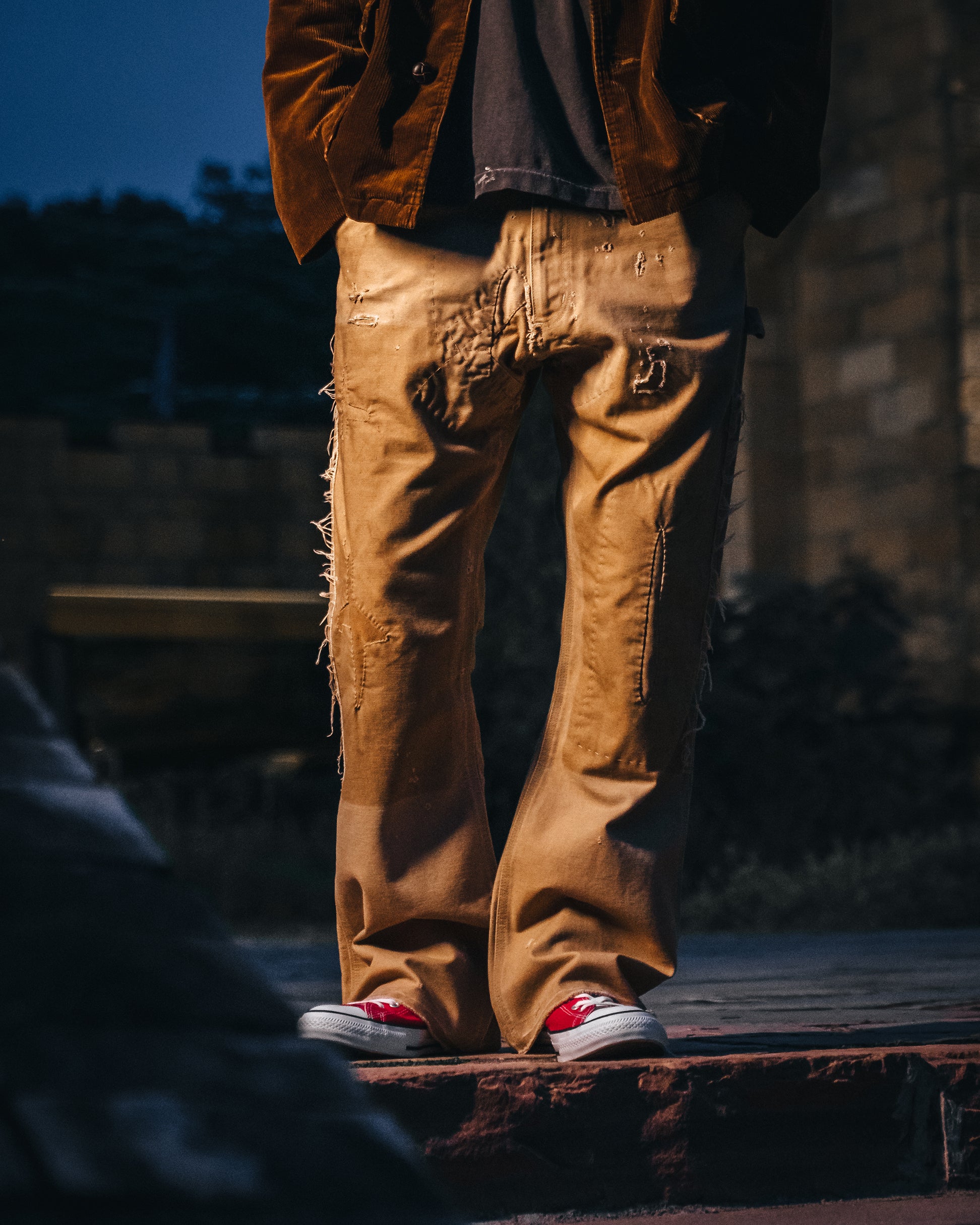 SAINT Mxxxxxx]DOUBLE KNEE PANTS/BEIGE(SM-HR1-0000-084) – R&Co.