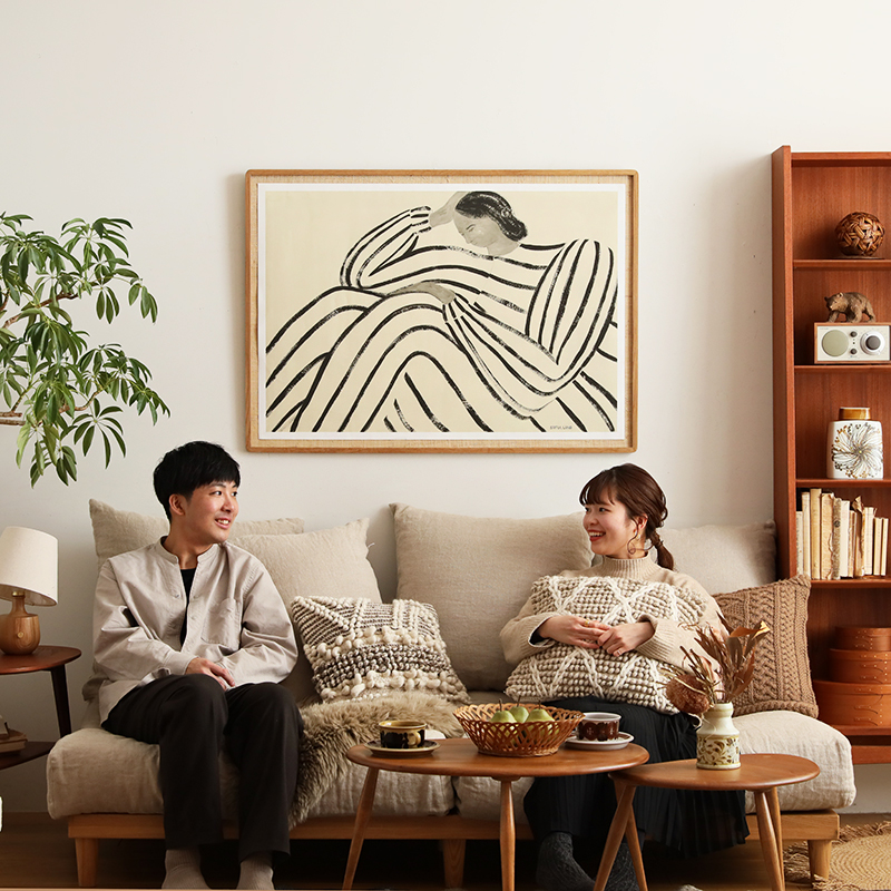 アートフレームOak round frameの企画経緯とコンセプト設計について