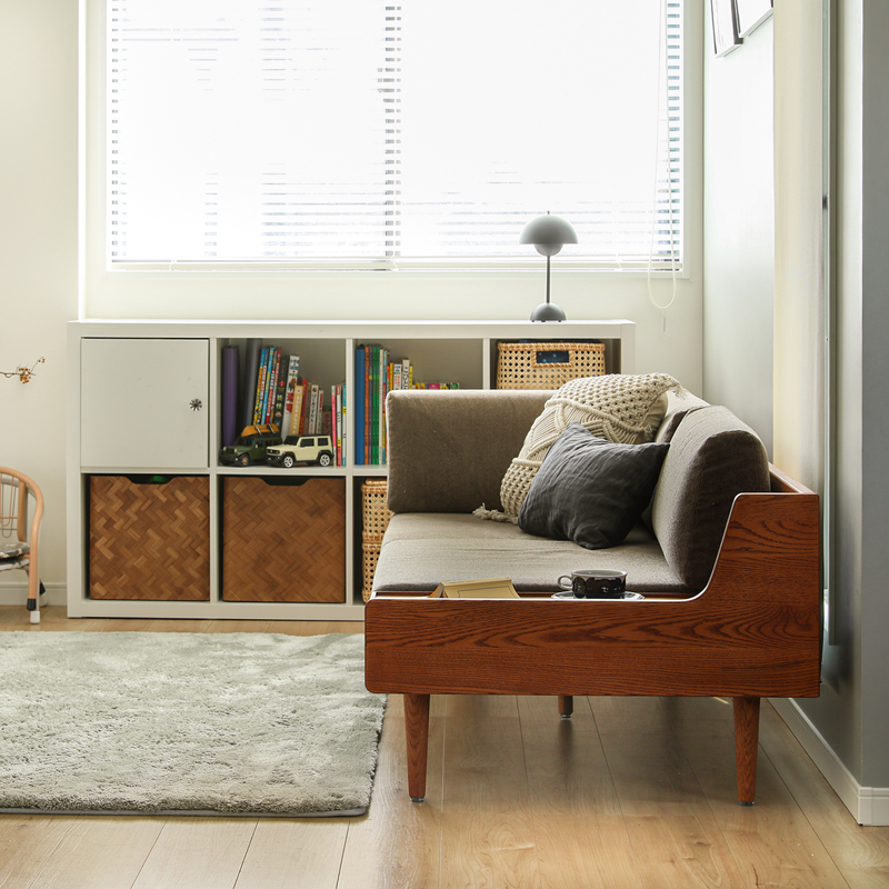 わたしの愛用品-家族が集まる場所が変わったLysソファーがくれた6畳